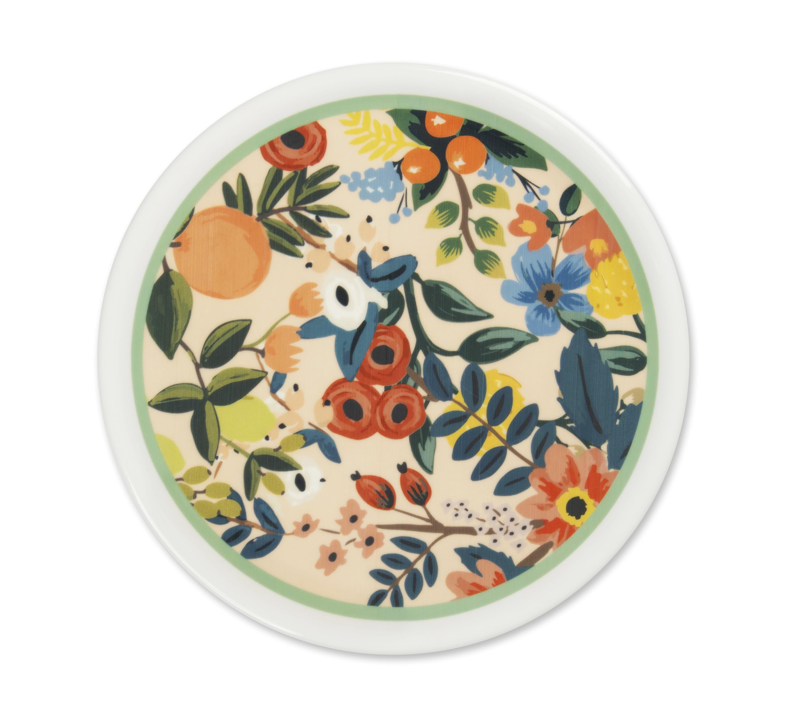Excelsa Fiori Frida Zestaw 6 porcelanowych talerzy do pizzy, dekoracja kwiatowa, 30,5 cm