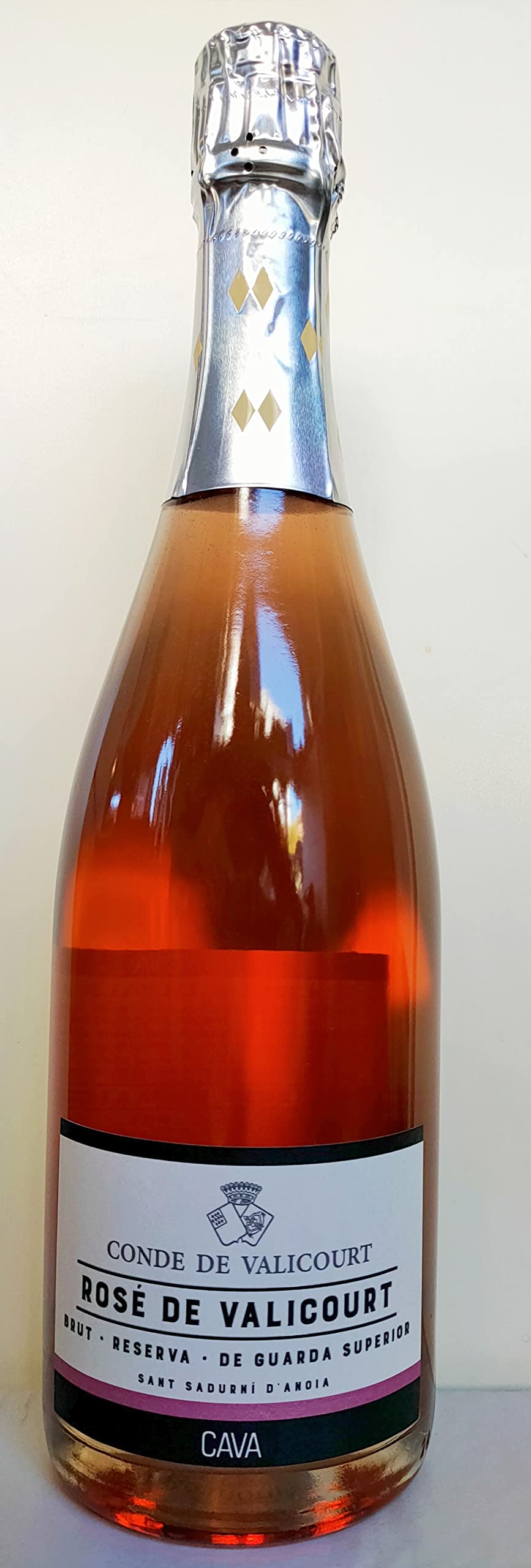 CAVA CONDE DE VALICOURT ROSE' - 24 MESI SUI LIEVITI - MEDAGLIA D'ORO VINOS Y CAVA - 100% GARNACHA TINTA - LA PIU' PICCOLA CANTINA DEL PEDENES