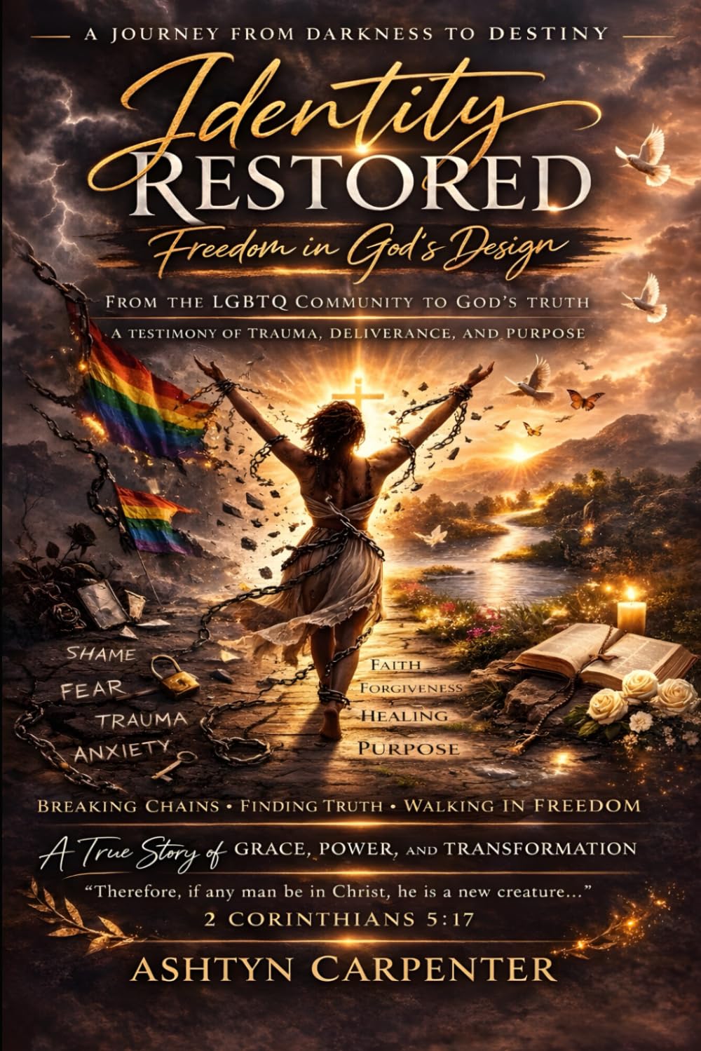 Identity Restored: Freedom in God’s Design: From the LGBTQ Community to God’s Truth — A Testimony of Trauma, Deliverance, and Purpose