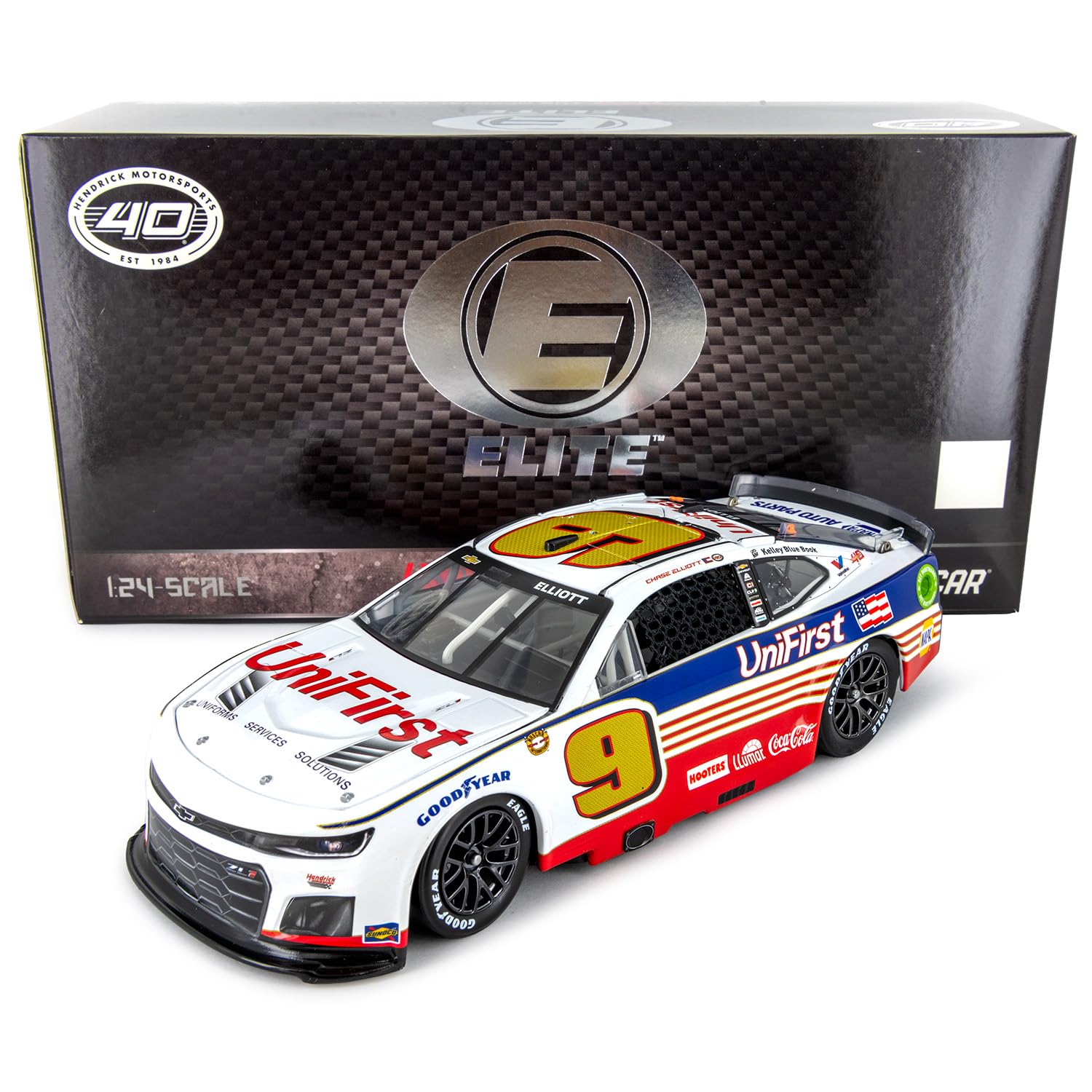 Lionel Racing Chase Elliott Elite 2024 Darlington Throwback to 2014 Dale Earnhardt Jr Diecast Car 1:24 Scale