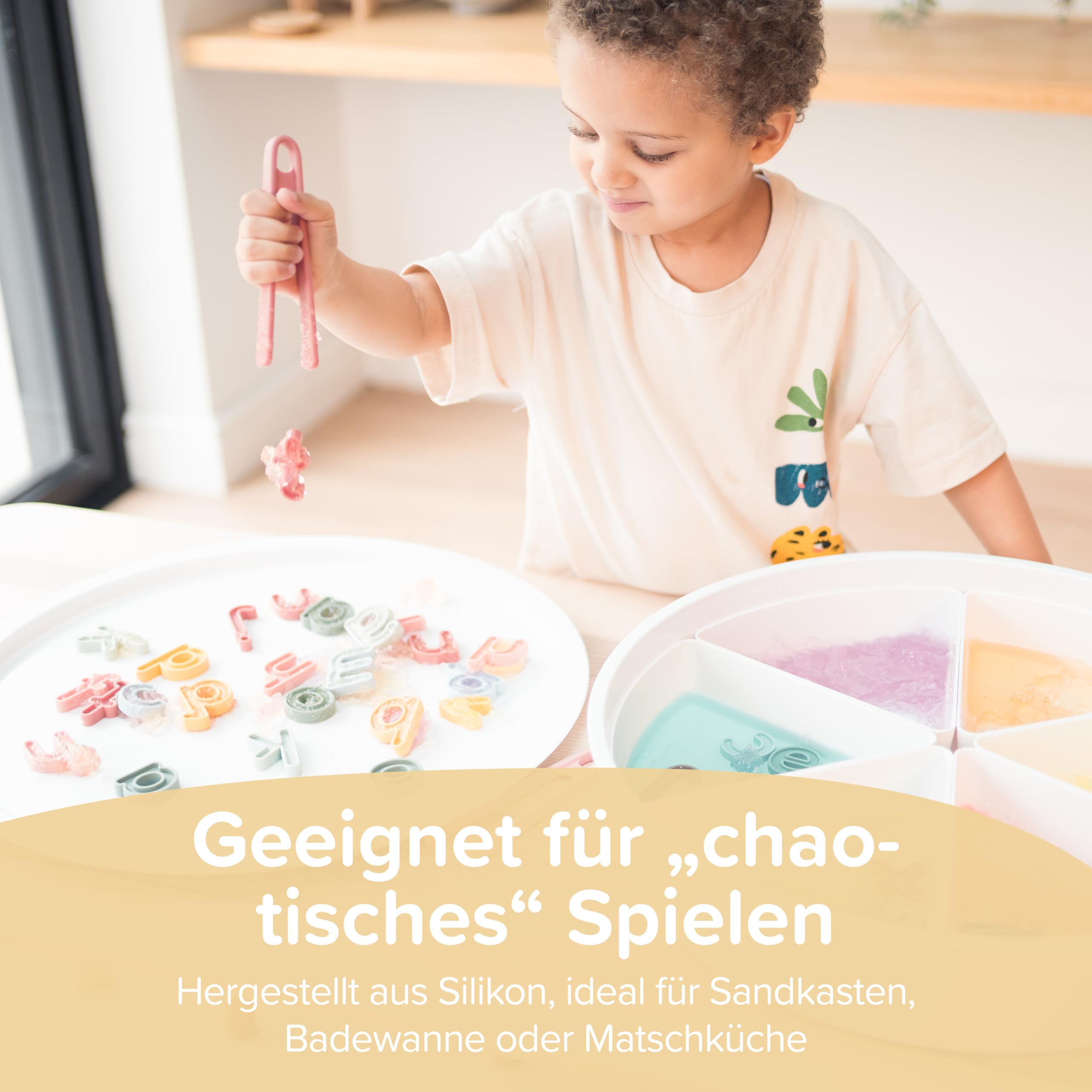 Inspire My Play-Buchstaben-Set für Kinder – ABC-Spielzeug für 3-Jährige – Badebuchstaben für sensorisches und chaotisches Spielen