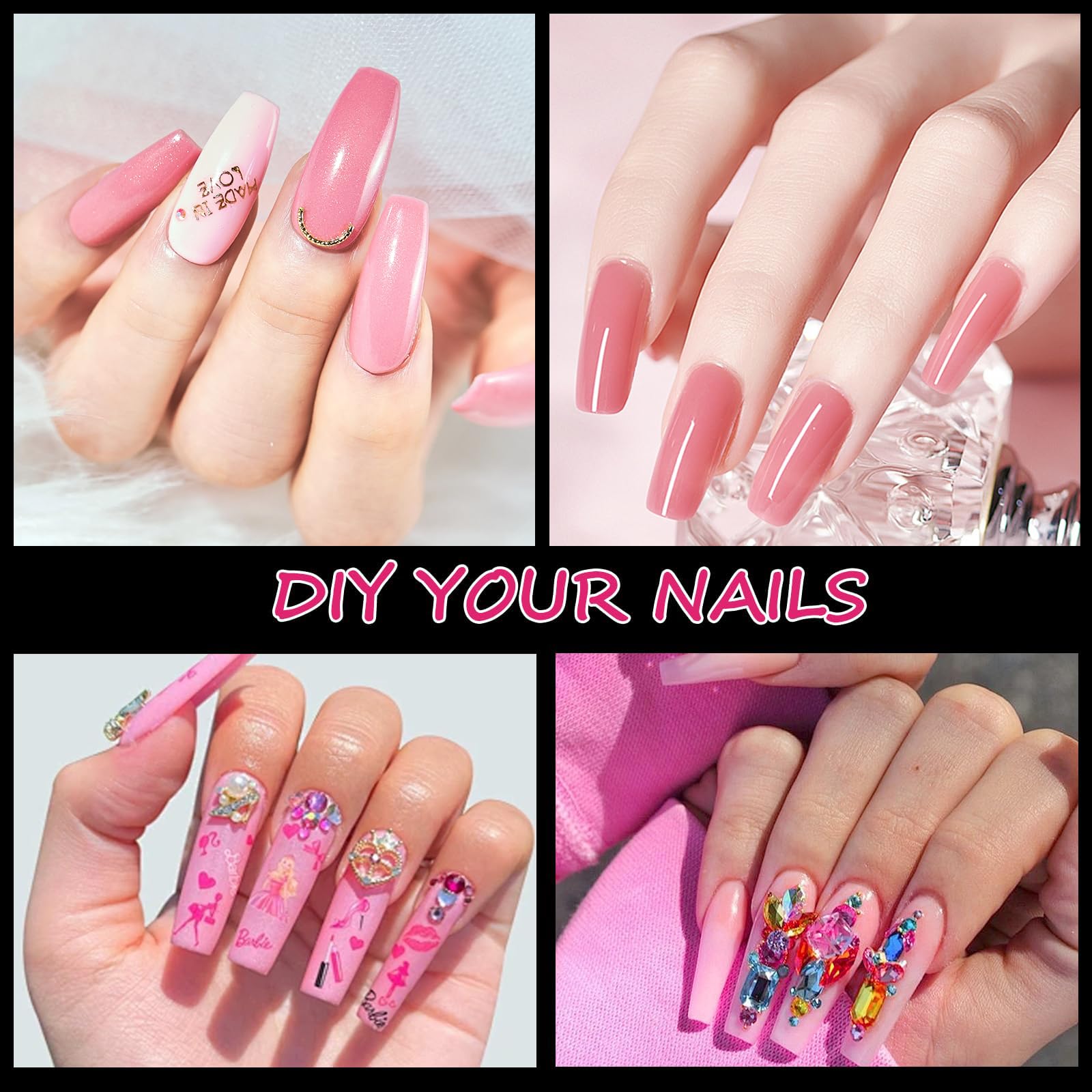 Original Sandwich Nagelformen Dual Set 240 Piezas Largo Sargnagel Plantilla Para Pronto Alargamiento De Uñas Sin Plantillas De Papel Necesarias 15 Tamaños Form
