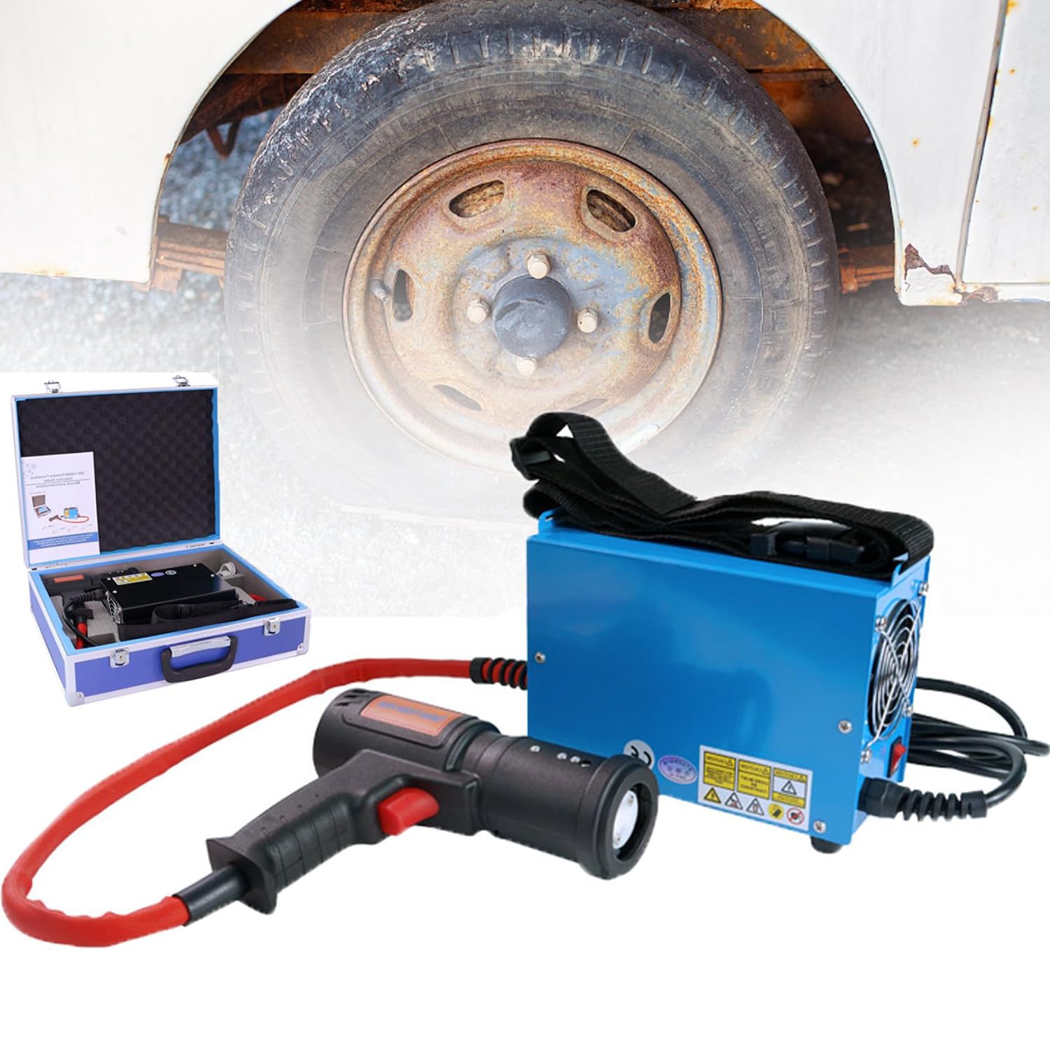 Calentador magnético por inducción 1500W para tuercas oxidadas rebeldes
