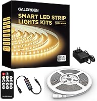 Vista 8 de Tiras de luces LED inteligentes de neón, luces de cuerda WiFi RGB+IC para interiores con control remoto, luces de tira LED impermeables y flexibles