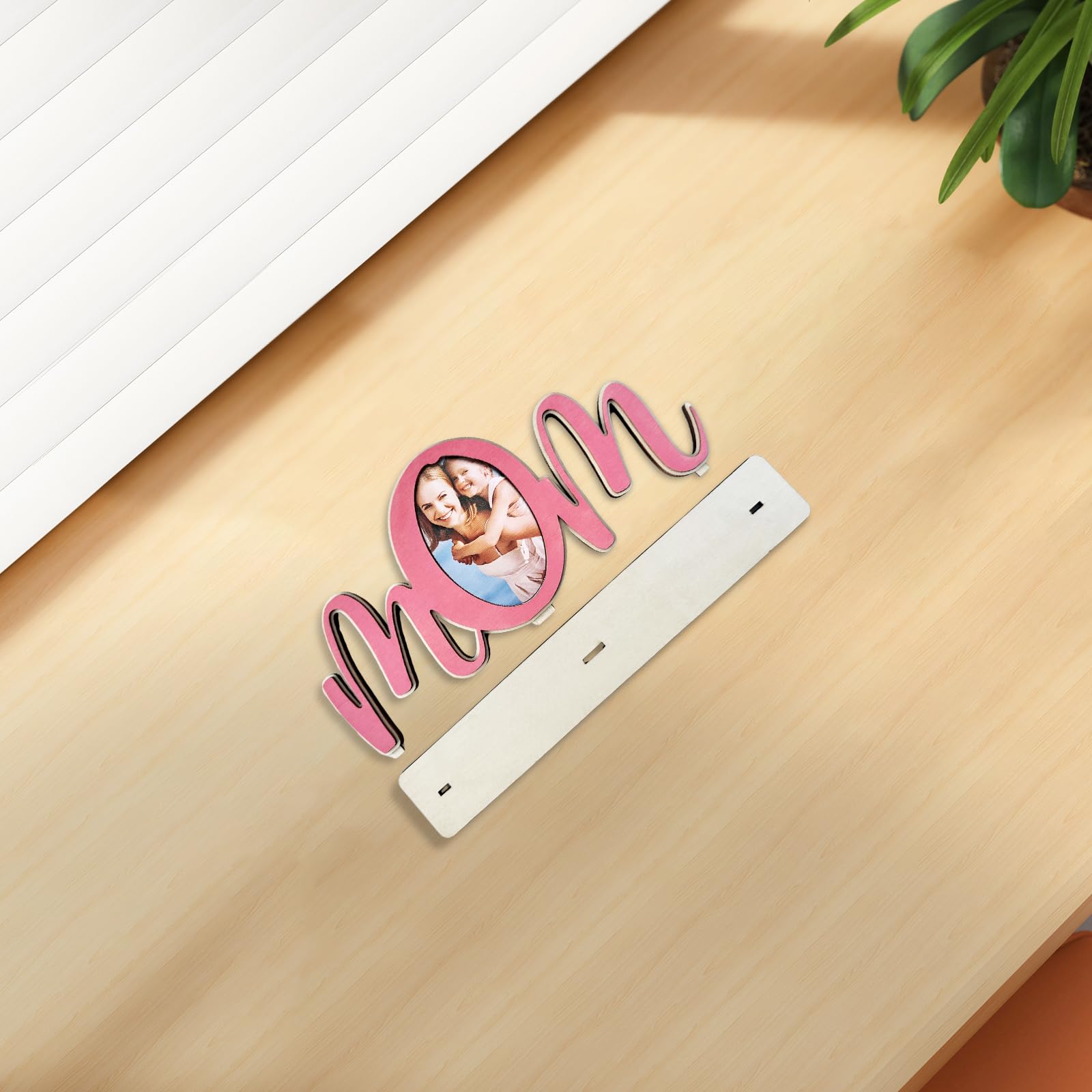 Cornice personalizzata per la mamma - il cuore della famiglia, quadro in legno, regalo di compleanno, regalo di Natale, regalo in legno XHG1003 - Italia