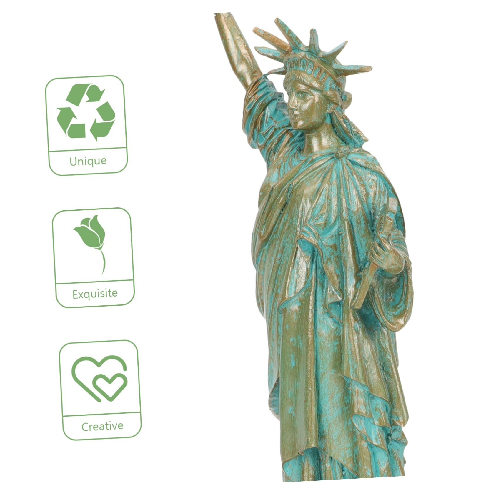 Ciieeo Statua in Resina Statua Decorativa da Giardino Ornamento da Paesaggio Scelta Regalo