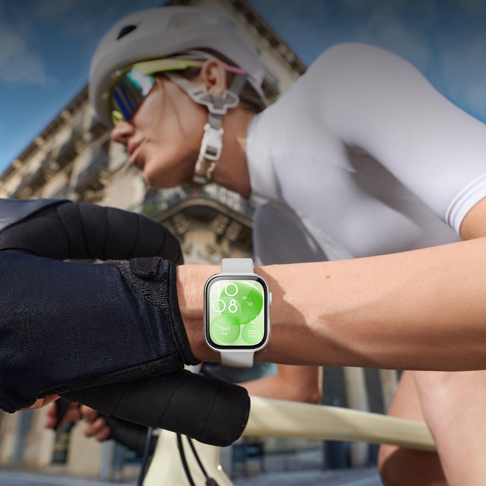 2 Stück Hülle für Huawei Watch Fit 3 Schutzhülle, Flexibles TPU Displayschutz Case 360° Rundum Kratzfest Abdeckung Ultradünne Schutz Gehäuse für Huawei Watch Fit 3