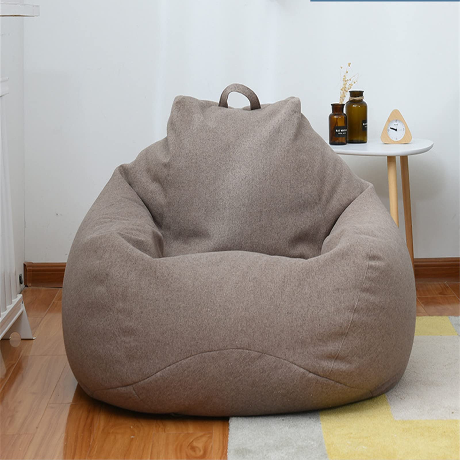 Highdi Carino Poltrona Sacco Pouf Senza Ripieno, Bambini & Adulti Bean Bag Fodera per Sacco di Fagioli per Decorazione della Soggiorno Camera Giardino Salotto Balcone (38 Pollici,Nodo