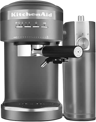 KitchenAid Semi-Automatic Espresso Machine and Automatic Milk Frother Attachment -