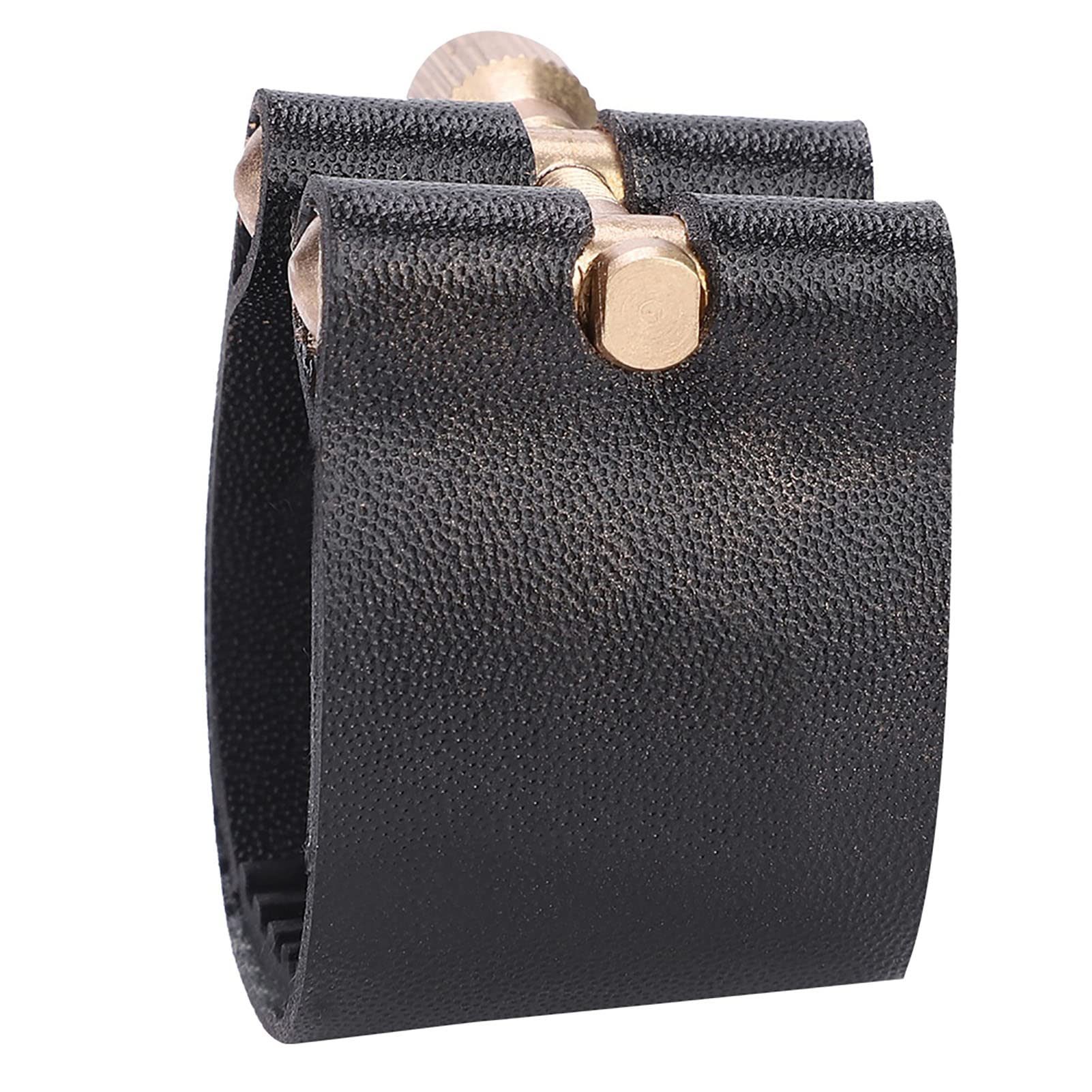 Leaviture Pu Ligature Fastener Klarinette Mundstück Ligature Haltbarkeit Leicht mit Kappe für Klarinette Bakelite Mundstück