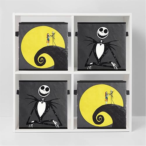 Miniatura 106 de Idea Nuova Disney Minnie Mouse - Juego de dos espaciosos cubos de almacenamiento plegables, 10 x 10 pulgadas, Minnie Mouse / rosa Tiburón bebé,Baby