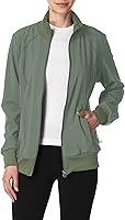Vista 1 de Infinity Zip Front Scrub Jackets for Women, 4-Way Stretch Fabric, 2391A