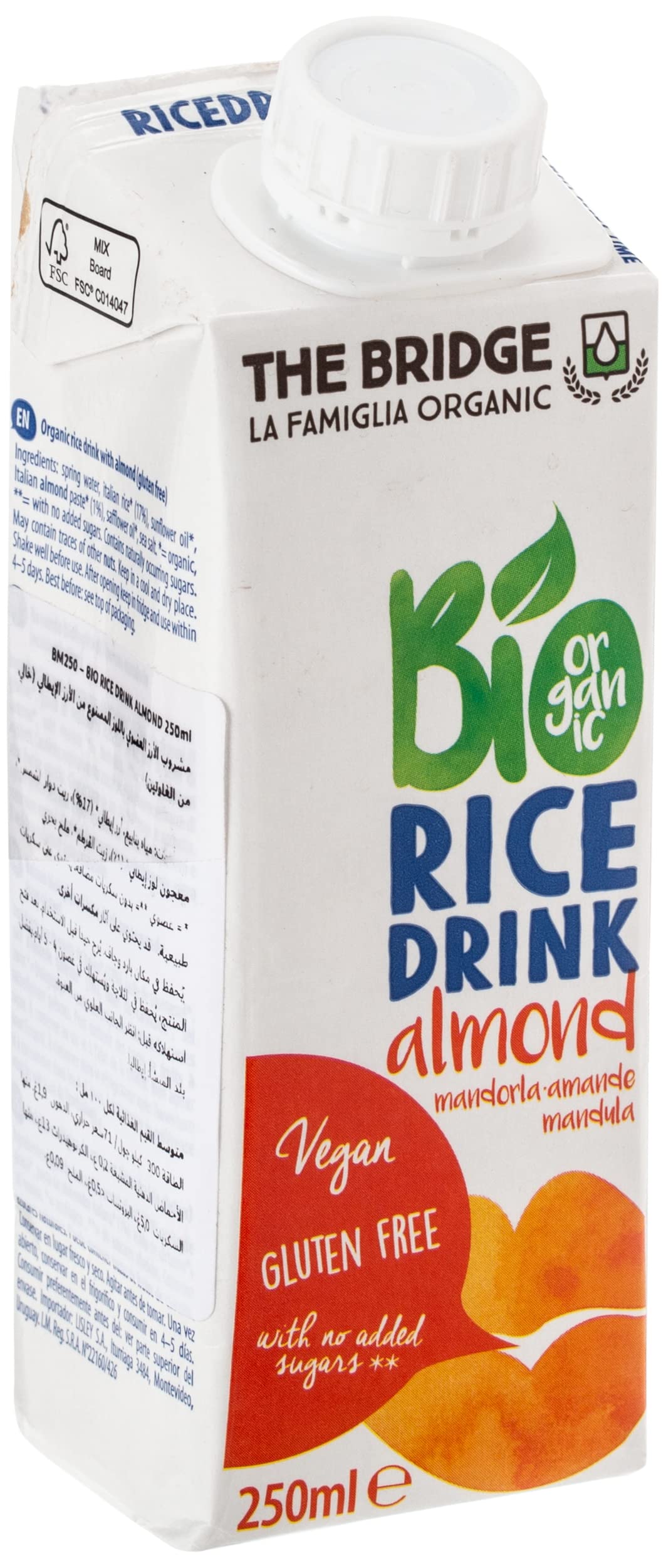 THE BRIDGE Bio Organic Rice Almond Drink, 250 ml