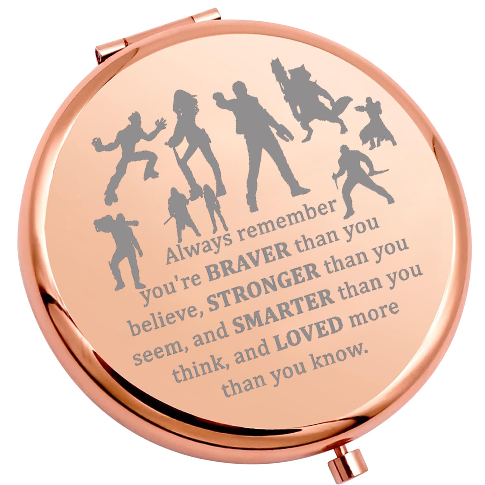 MYSOMY Guardians Movie Inspired Gift Makeup Mirror Heroes of Galaxy Travel Compact Pocket Mirror Heroes Adventures Gift Galaxy Movie Fans Gift (UK Galaxy Mirror)