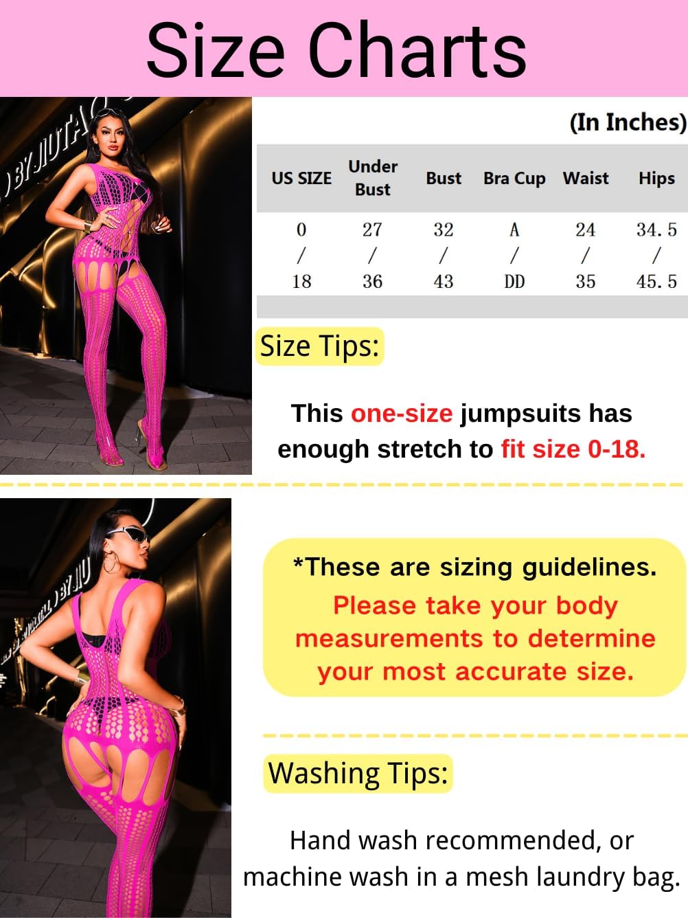 Women Sexy Fishnet Bodysuit, Hollow Out Body Stocking Sheer Lingerie Full Body Jumpsuits, Going Out Club Rave Outfits - Image 7