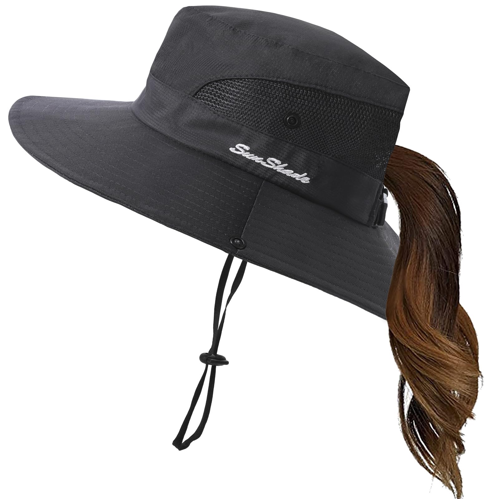Uhky Sombrero de verano para mujer y hombre, ala ancha, protección UV, plegable, para playa, pesca, senderismo