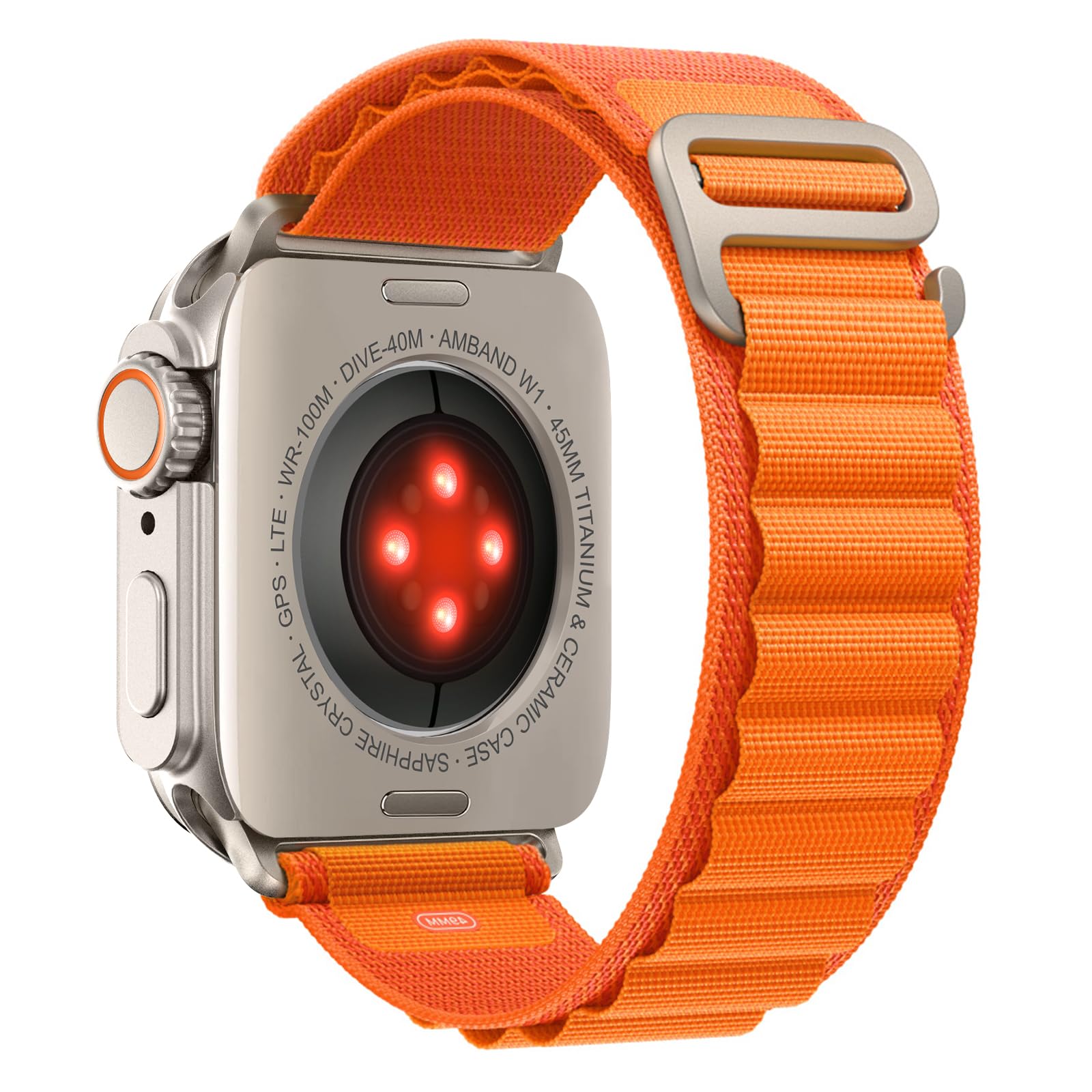 Amazon.co.jp: amBand 3 in 1 メタルケース Apple Watch Series 9/8/7 