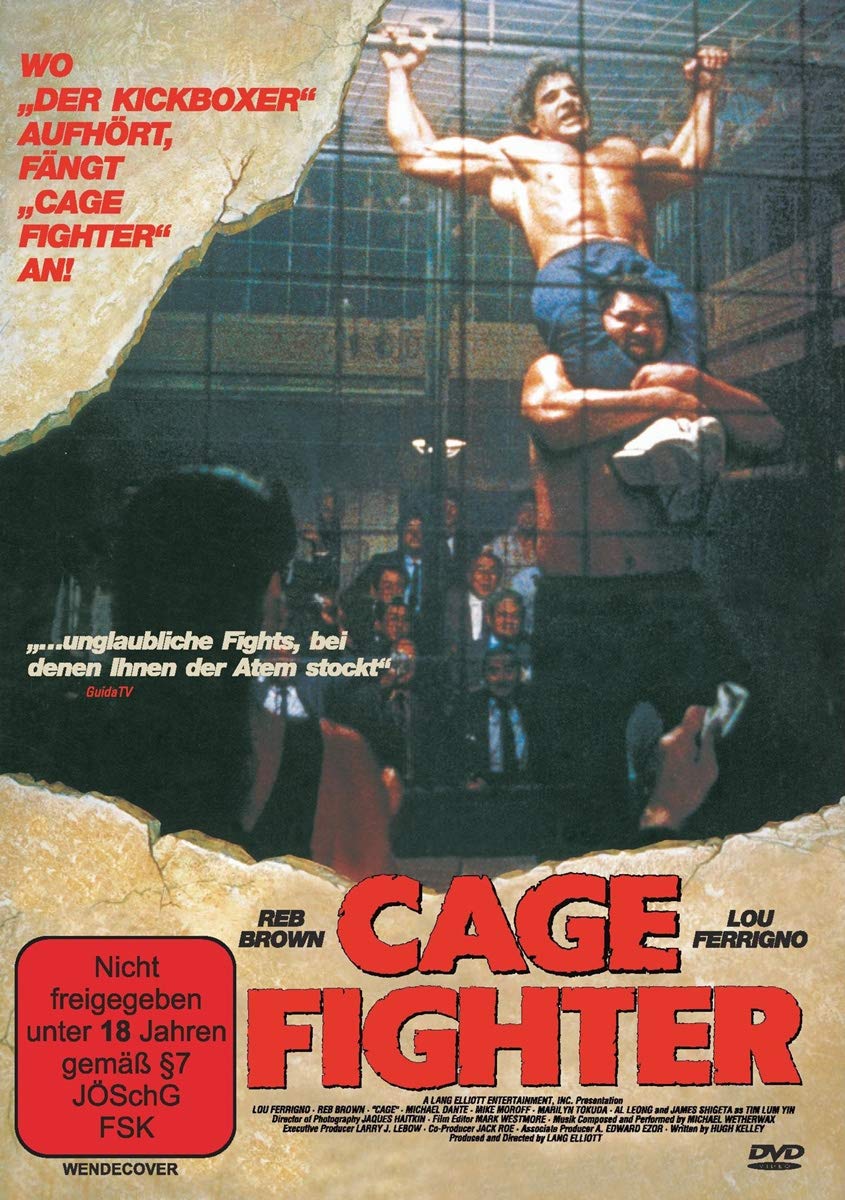 CAGE FIGHTER (1989, Lou Ferrigno, Danny Trejo) [Region 2 Import / English Audio]