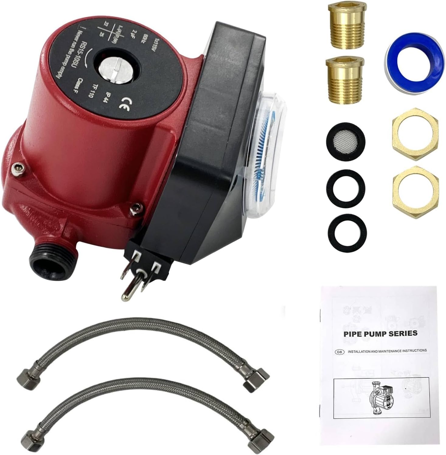 UP15-10SU7P/TLC 595916 Water Circulator Pump, 3/4" x 1/2" NPT Compatible with Grundf-os Hot Water Recirculating Pump 115V 1/25HP 25W 60 Hz Replace 59896288P1