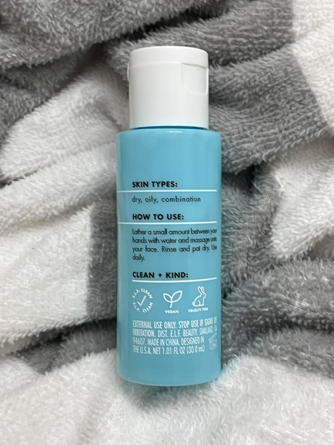 e.l.f. SKIN Holy Hydration! Hydrated Ever After Skincare Mini Kit, Cleanser, Makeup Remover, Moisturizer & Eye Cream For Hydrating Skin, Airplane-Friendly Sizes