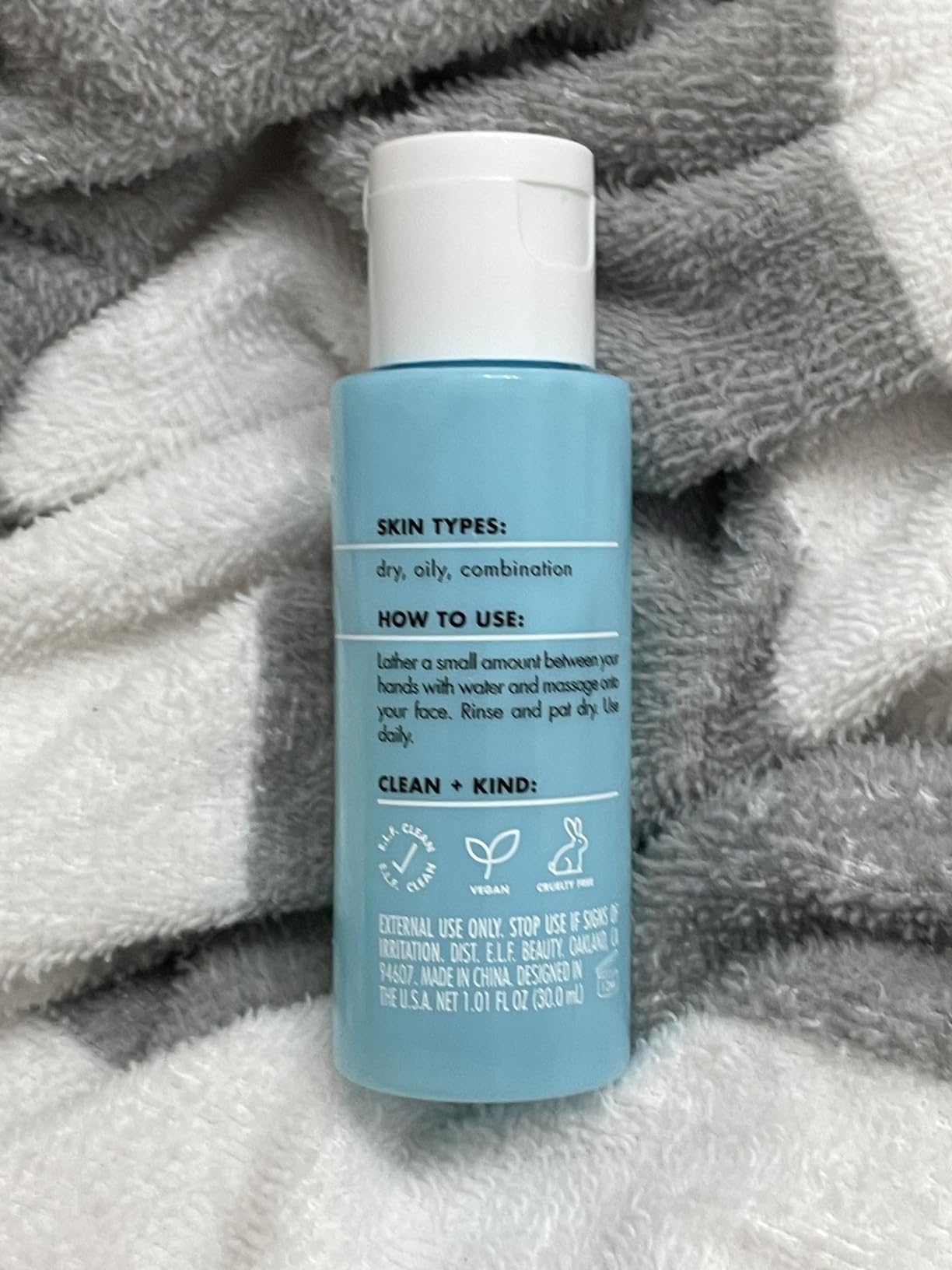 e.l.f. SKIN Holy Hydration! Hydrated Ever After Skincare Mini Kit, Cleanser, Makeup Remover, Moisturizer & Eye Cream For Hydrating Skin, Airplane-Friendly Sizes