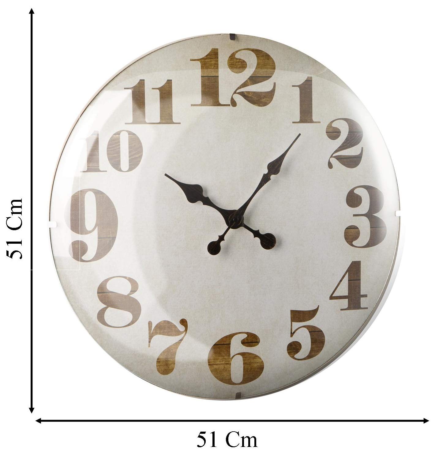 Orologio Da Parete Esperanza Washington - Bianco, 30 Cm, Con Termometro E Umidostato