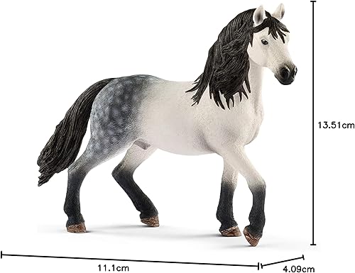 Miniatura 28 de Schleich Club de caballos, juguetes coleccionables de caballo para niñas y niños Knapstrupper juguete de caballo manchado, a partir de 5 años