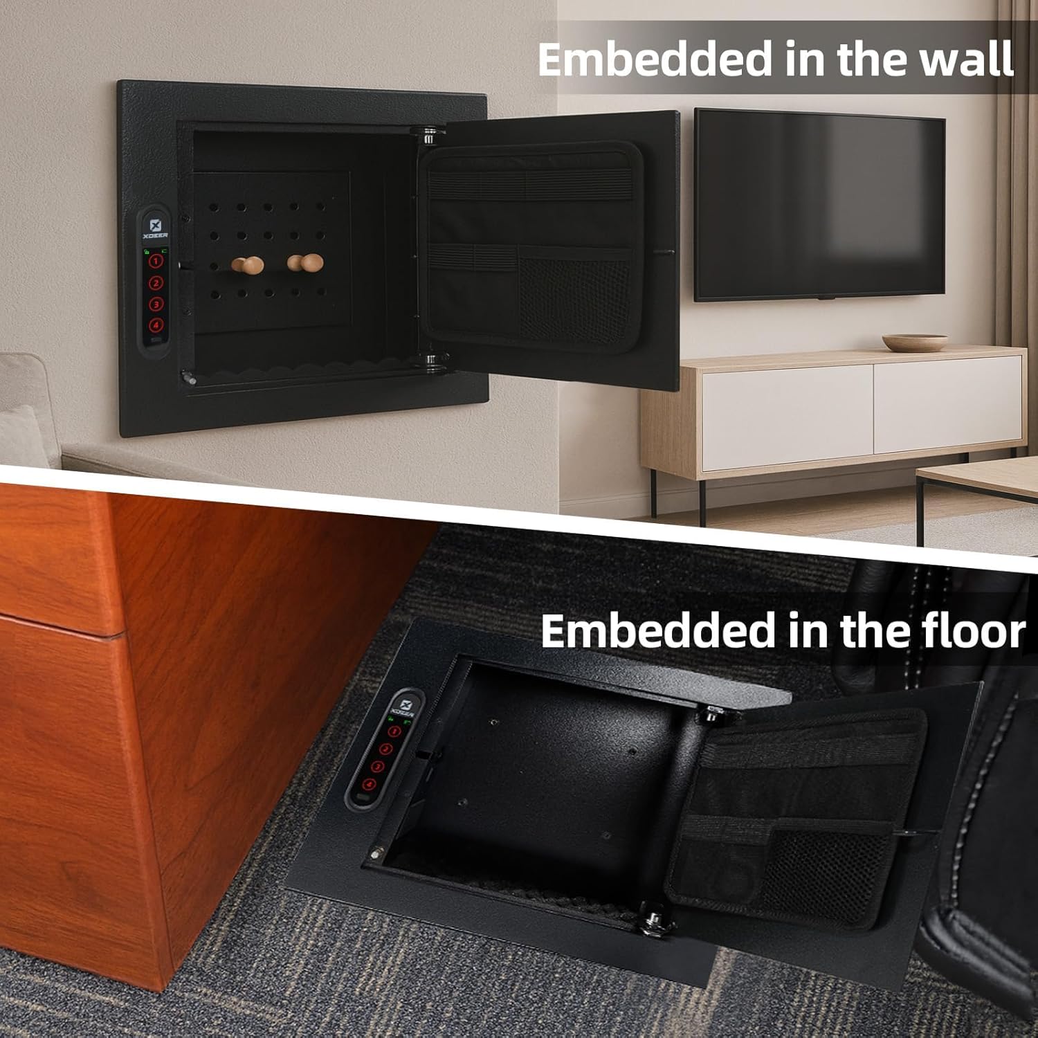 Biometric Smart Safe *1,Biometric Wall Safe *1