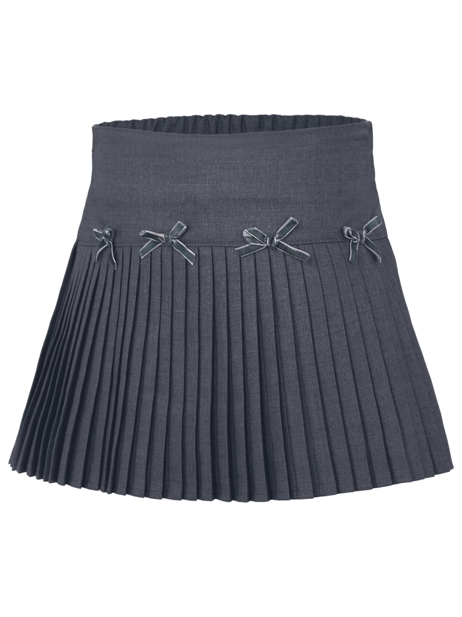 dPois Falda Plisada para Uniforme Escolar para Niñas Falda Plisada Algodón Falda De Tenis Minifalda Básica Informal Disfraz Animadora