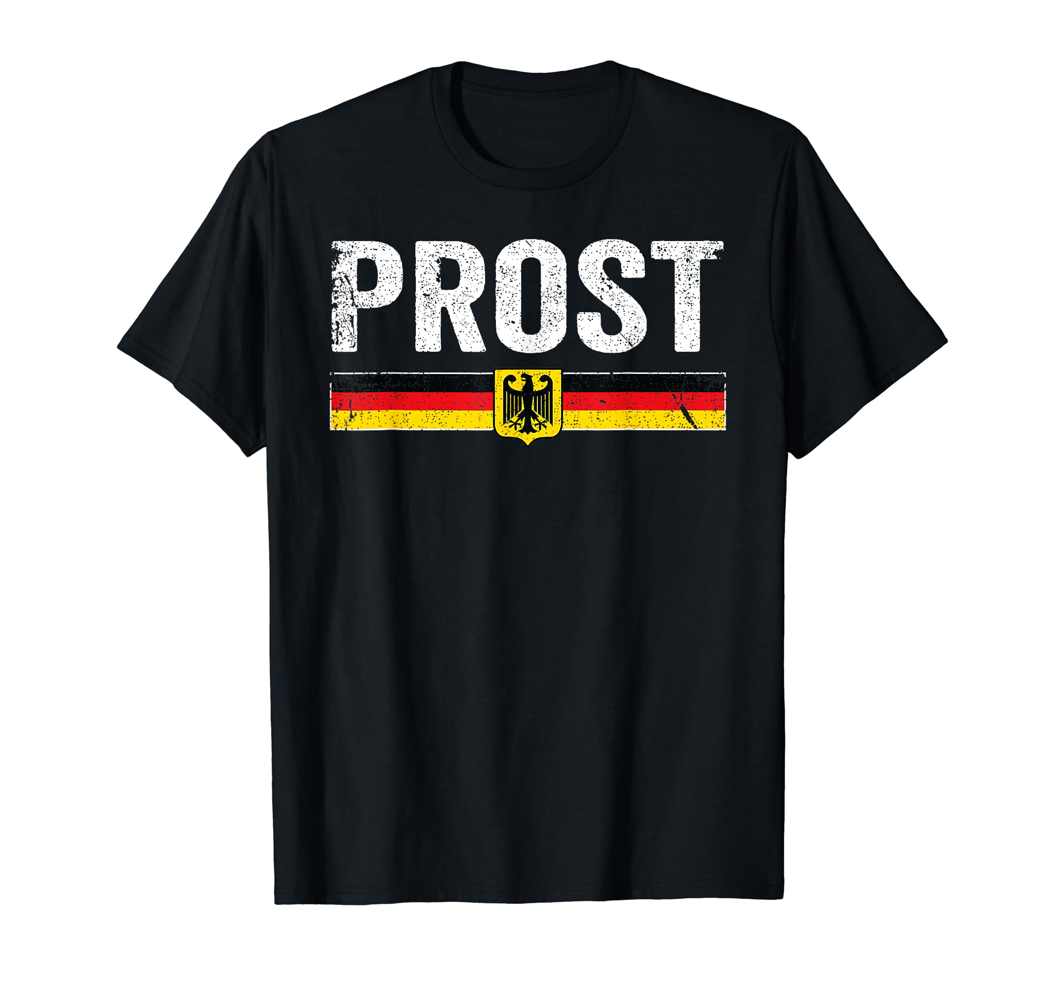 Oktoberfest 2023 Beer Festival GermanRetro Oktoberfest Men Women German Flag Prost T-Shirt