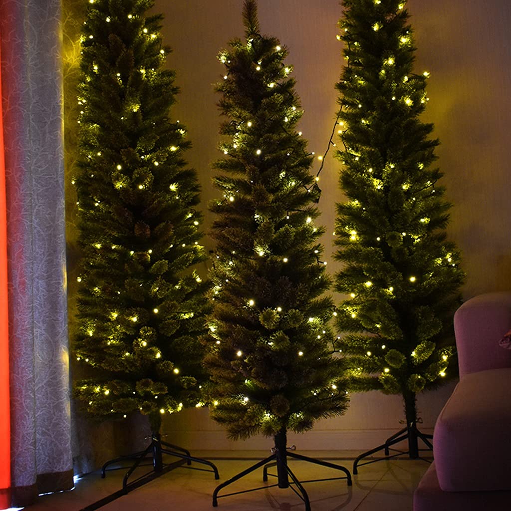Wielokrotnego użytku Igła Sosny Xmas Tree 4,9 stóp, Święto Dekoracyjne Sztuczne Boże Narodzenie Ołówek Dekoracje Dekoracje do domu Apartament