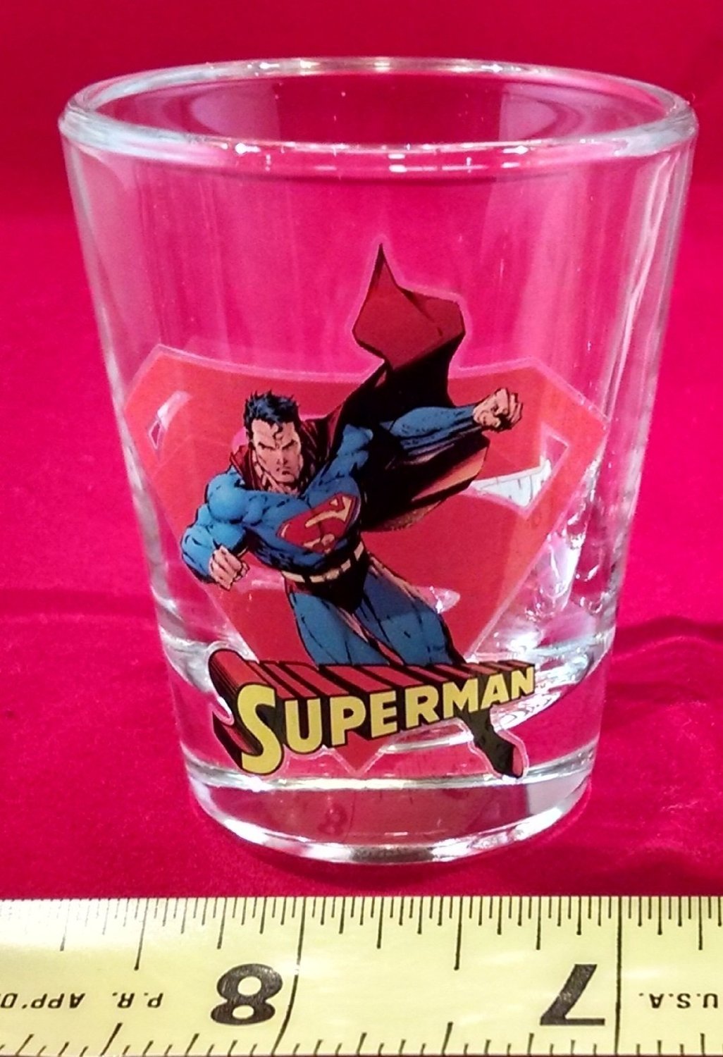 Toon Tumbler: SUPERMAN (DC) Collectible Mini-glass (Shot Glass)