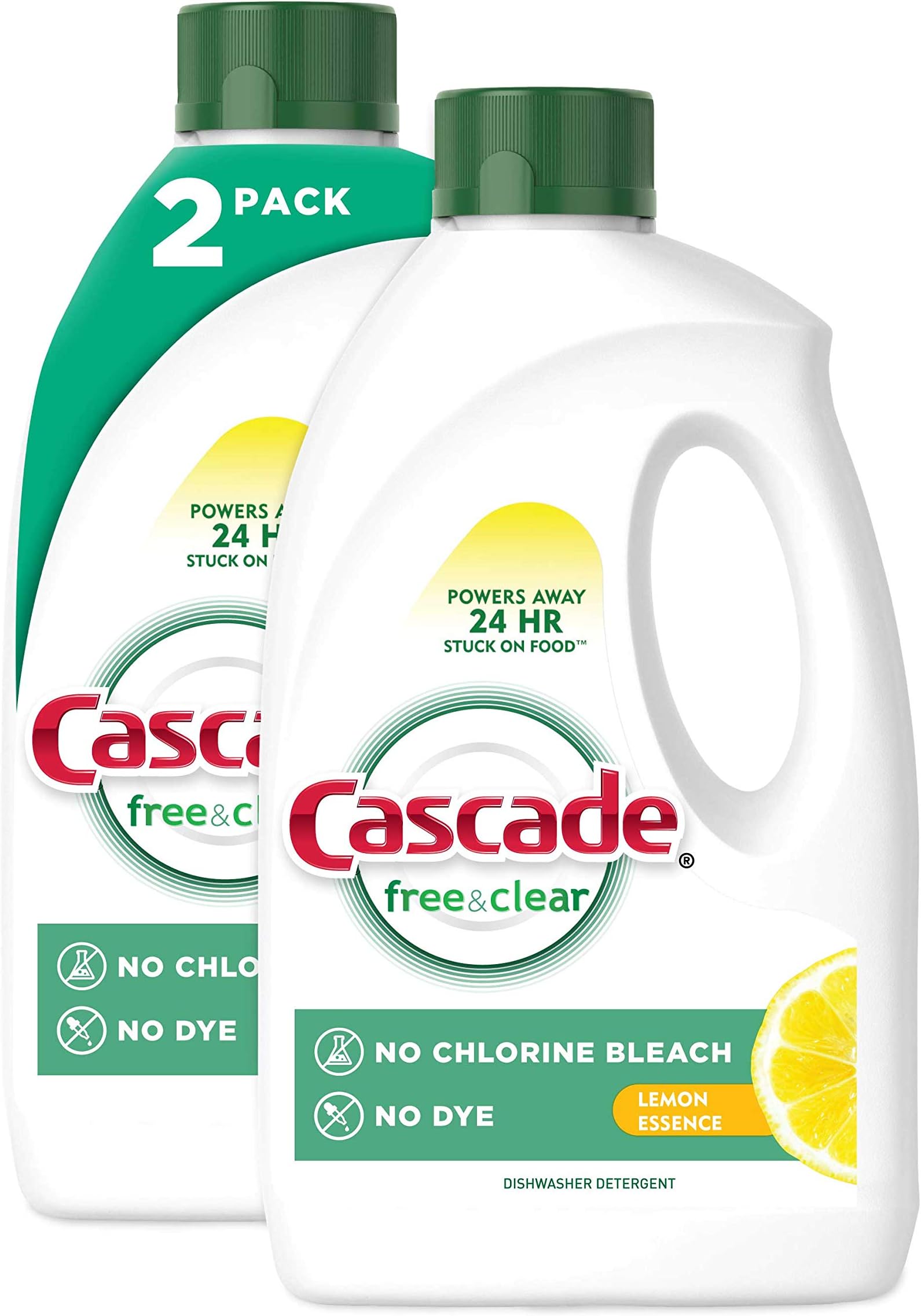Amazon.com: Cascade Free & Clear Gel Dishwasher Detergent Liquid Gel ...