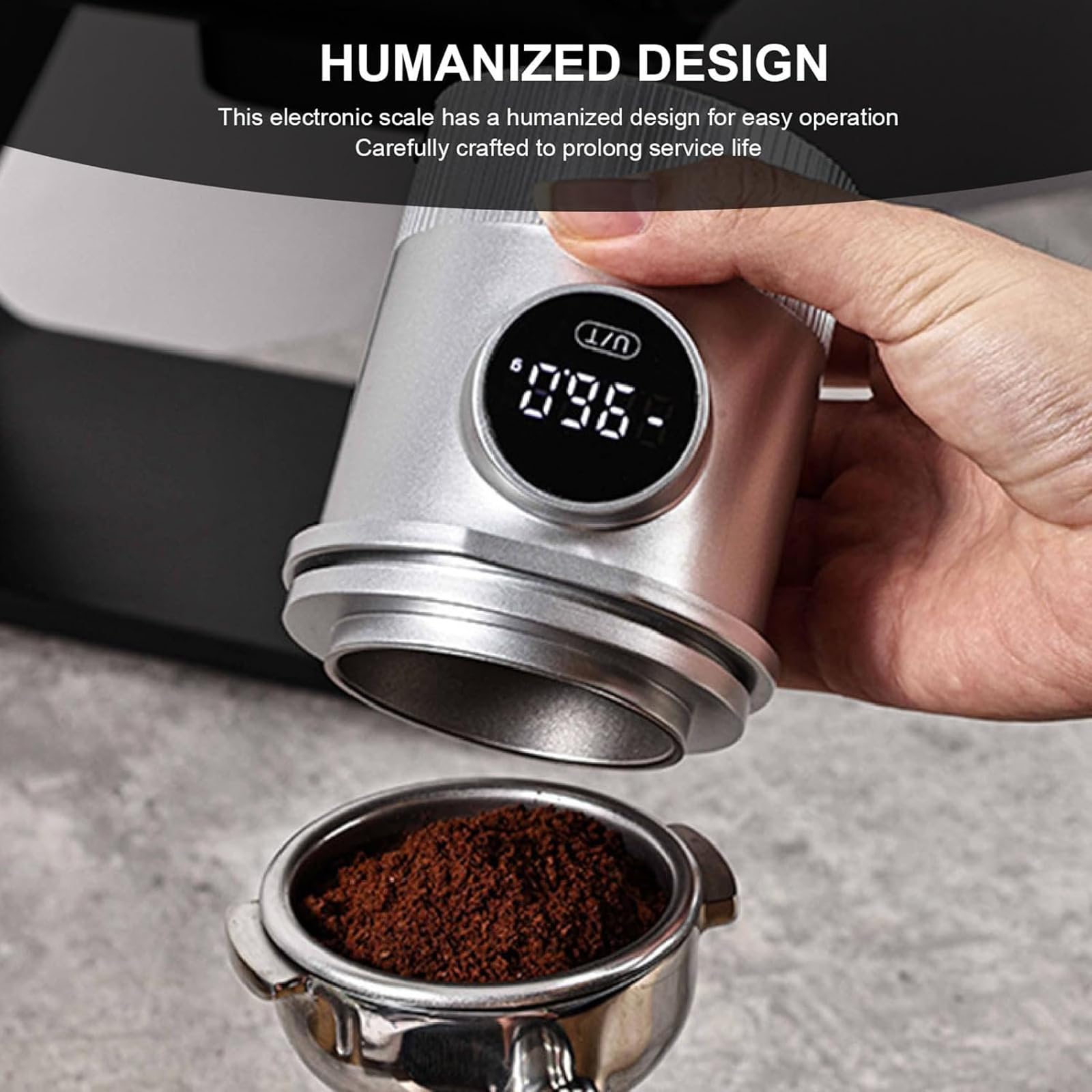 Taza dosificadora con báscula de café, taza medidora digital de alta precisión, precisión de 0,05 g para espresso, café por goteo, prensa francesa
