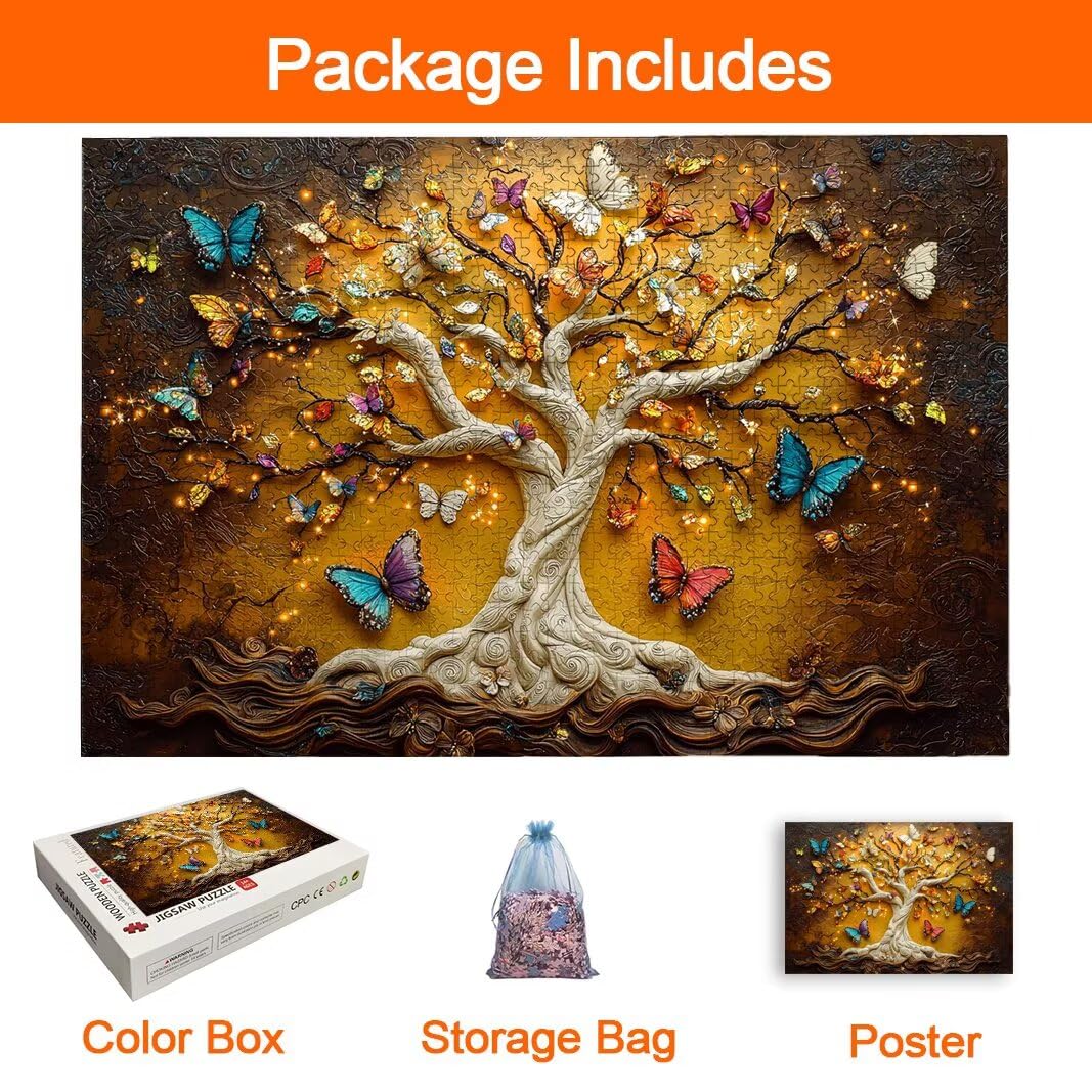 Puzzle 2000 Pezzi, Puzzle Albero della Vita, Misura: 100x71cm, Regalo -8775