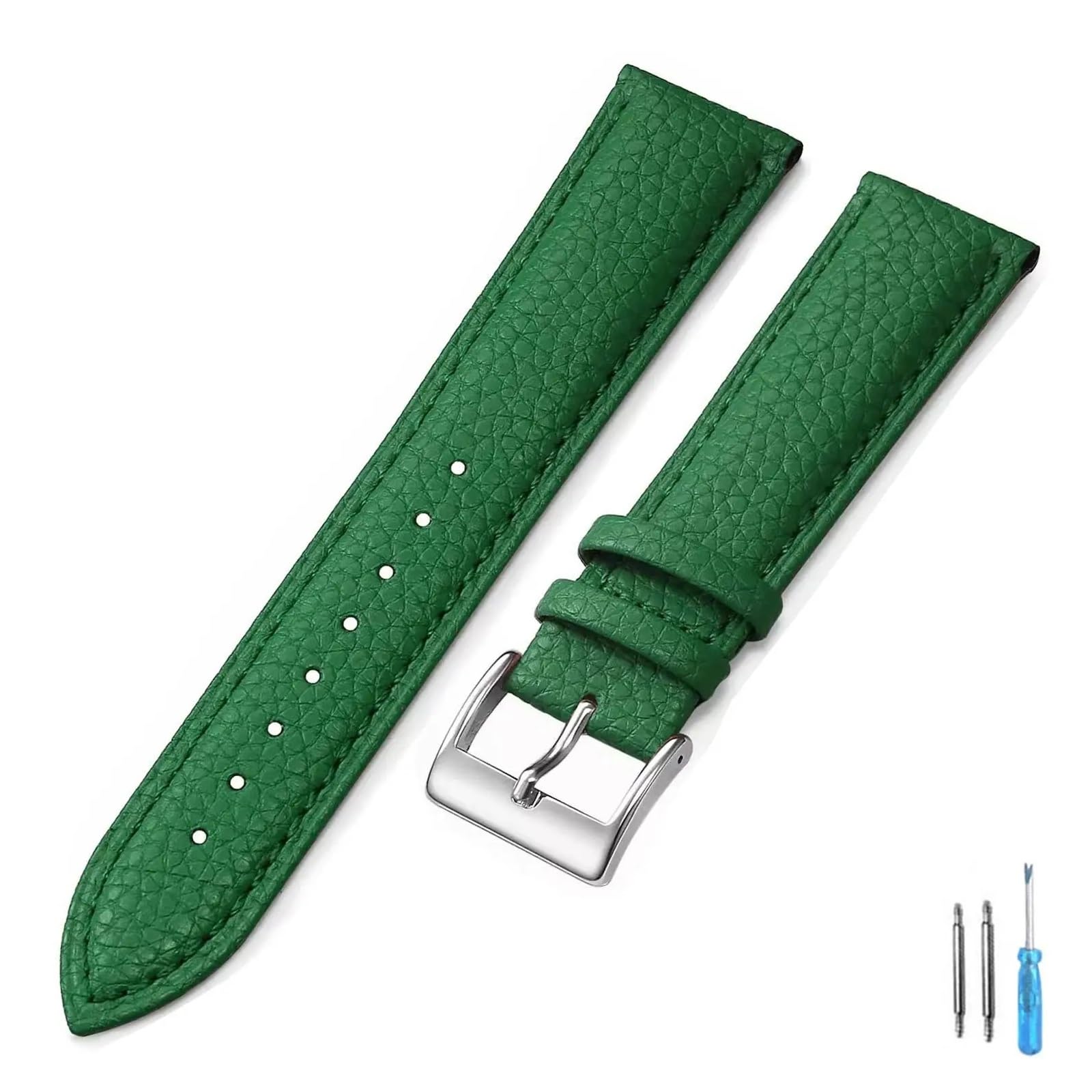 yingyingjia Bracelet De Montre En Cuir Véritable For Homme Et Femme | Bracelet en cuir véritable 16 mm, 18 mm, 20 mm, 22 mm.