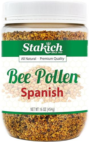 stakich Polen de Abeja 1Lb Español 16oz100 puro Natural unprocessed - stakich Polen de Abeja 1Lb Español 16oz100 puro Natural unprocessed -