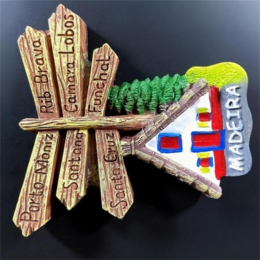 3D Madeira Portugal Koelkast Magneet Toeristische Souvenir Koelkast Decoratie Magneet Handgeschilderde Craft