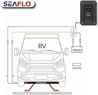 Vista 8 de SEAFLO Interruptor de balancín de potencia con interruptor de gato estabilizador, máximo 30 amperios, 12 V/24 V, extensión retráctil, arnés