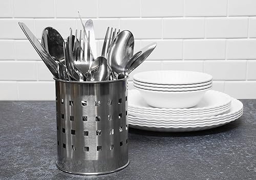 Miniatura 5 de Chef Craft Juego de 3 cucharaditas resistentes, 6 pulgadas de largo, acero inoxidable