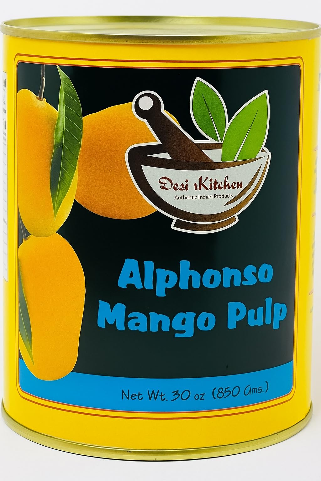 Desi Kitchen Alphonso Mango Pulps 850g(30oz) Delicious flavor By Rani Foods Inc