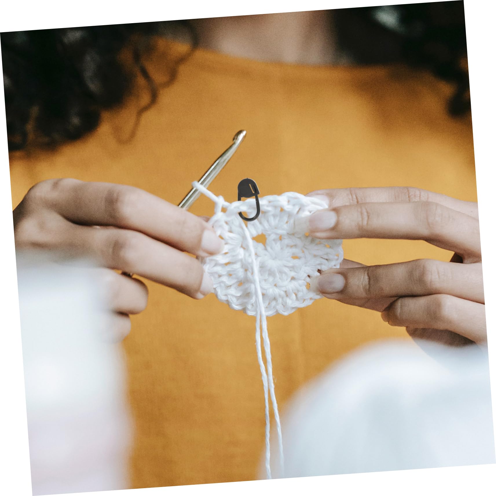 Marcadores De Tejer Multifuncionales Para Crochet y Clips De Seguridad Para Suéter y Accesorios