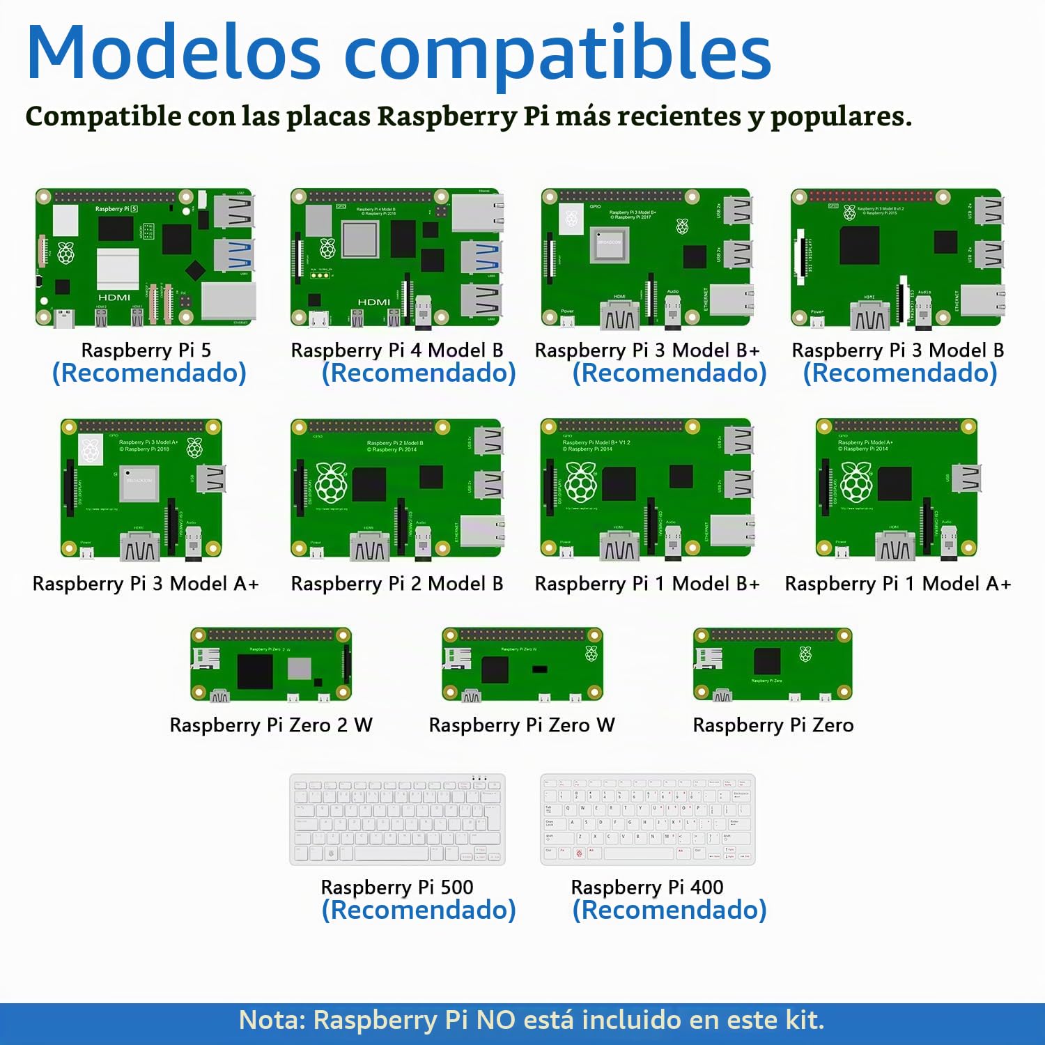 Freenove RFID Starter Kit para Raspberry Pi 5 4 B 3 Zero 2 W (NO Incluido)
