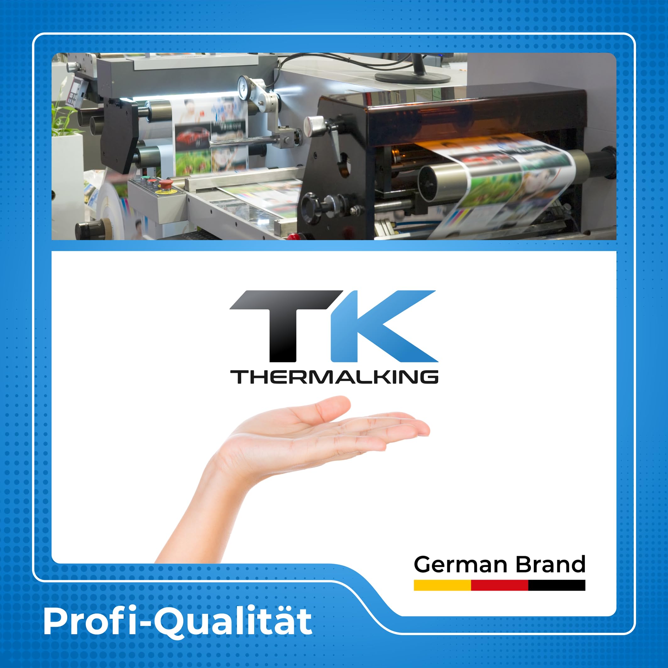 15 rolek papieru termicznego premium 80 mm x 80 mm x 12 mm – nadaje się do drukarek kasowych, takich jak Epson, IBM, Metapace itp.