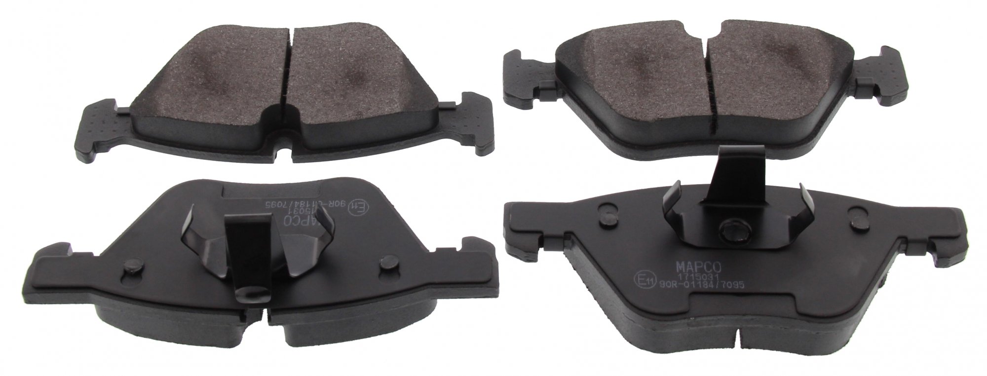 Mapco 6503 Kit Pastiglie Freno A Disco Per Iveco Daily (1978-2014) - Altezza 66.5mm, Larghezza 164.8mm, Sistema Brembo