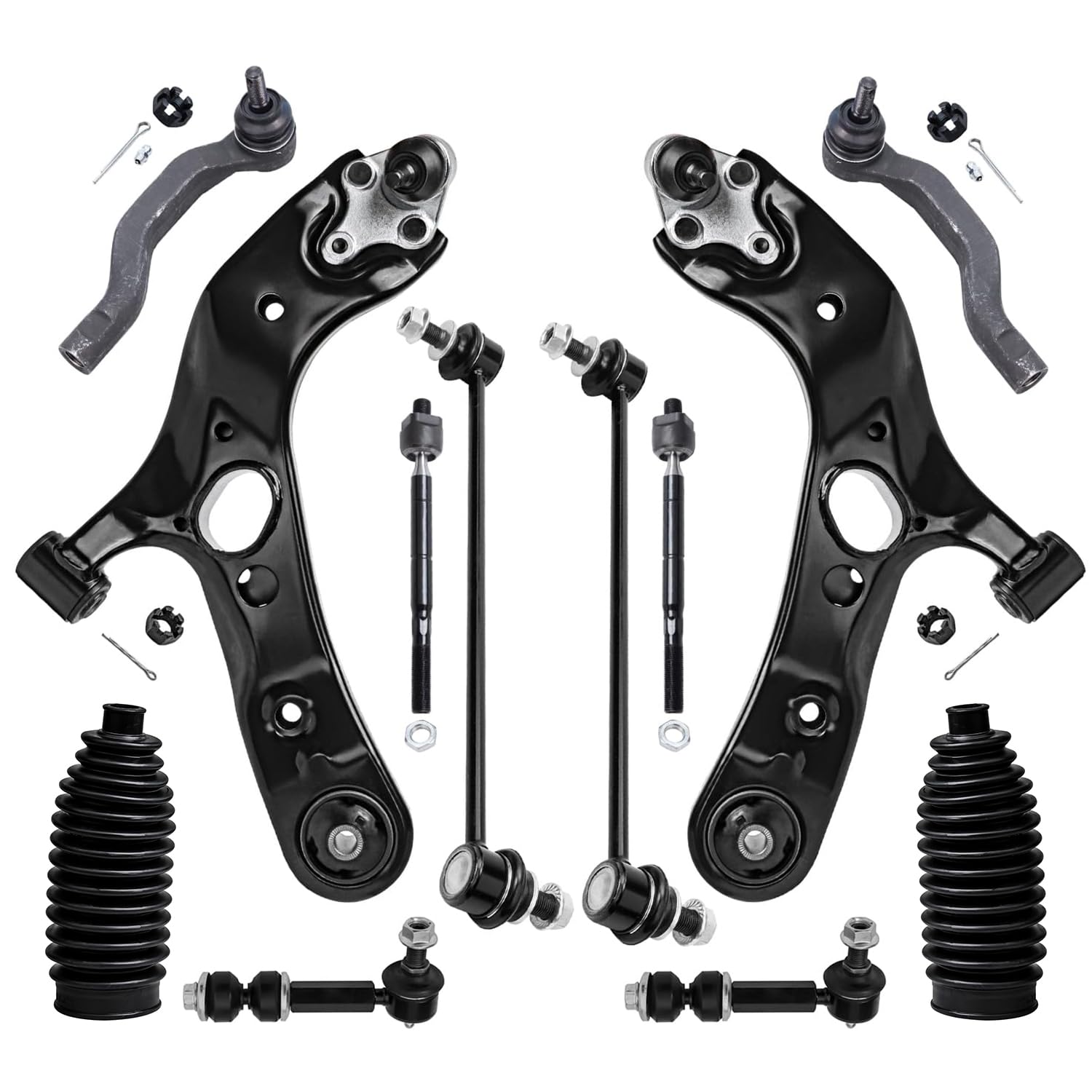 Detroit Axle - 12pc End Suspension Kit for Toyota 2006-2018 RAV4