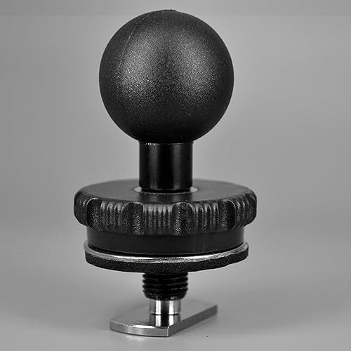 Miniatura 4 de VAUBORTTI Soporte de bola para pista con accesorio de perno en T con bola de TPU de 1 pulgada tamaño B para RAM y brazo de doble zócalo