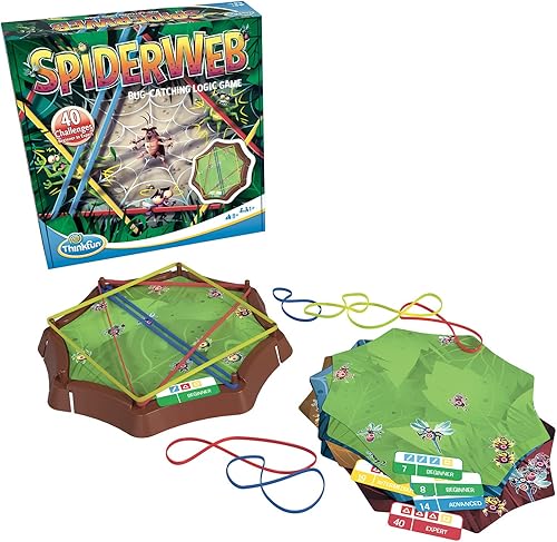 Spiderweb un juego de lógica que atrapa insectos para mayores de 8 años disponible en Yaxa Colombia