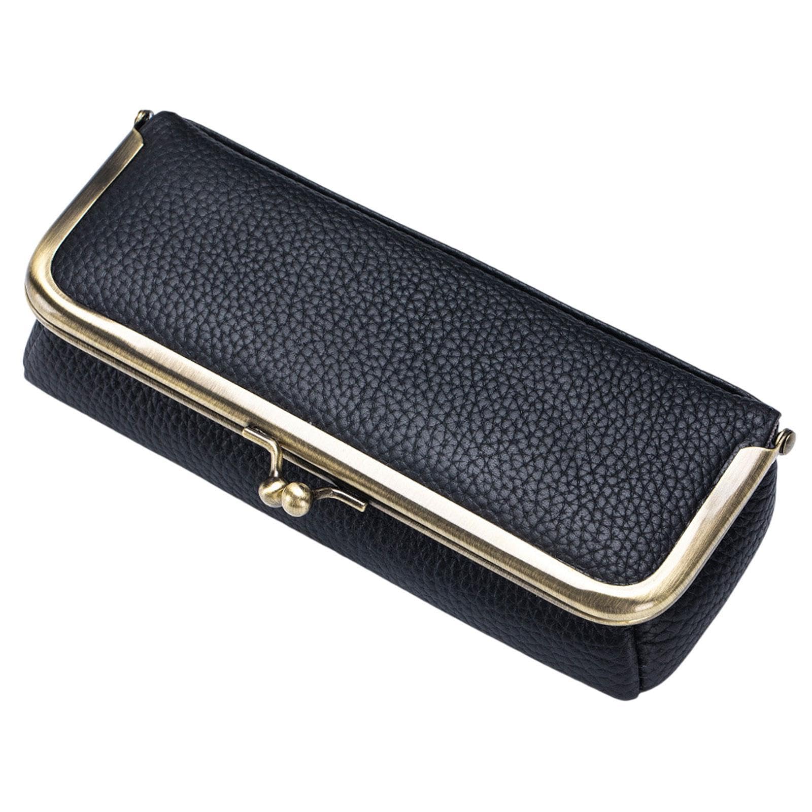 Eyeglasses Bag Portable Spectacle Case for Small Items Outdoor Indoor Travel Black|Health & Beauty | Vision Care | Eyeglass Cases-image-7