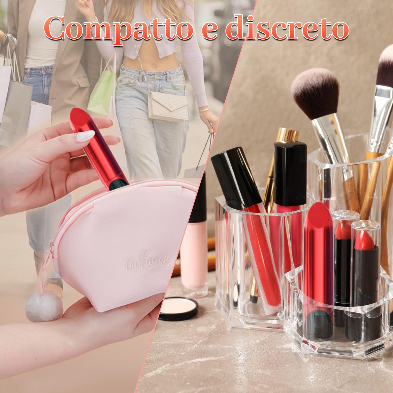 Vibratoreper Donna Piccolo Sex Toys - Vibratore Donna con 9 Modalità di Vibrazione Vibratoreper Donna Clotoride Sex Toy Vibratori Donna Squirting Vibratoreper Donna Professionale Toys Donna Clotoride